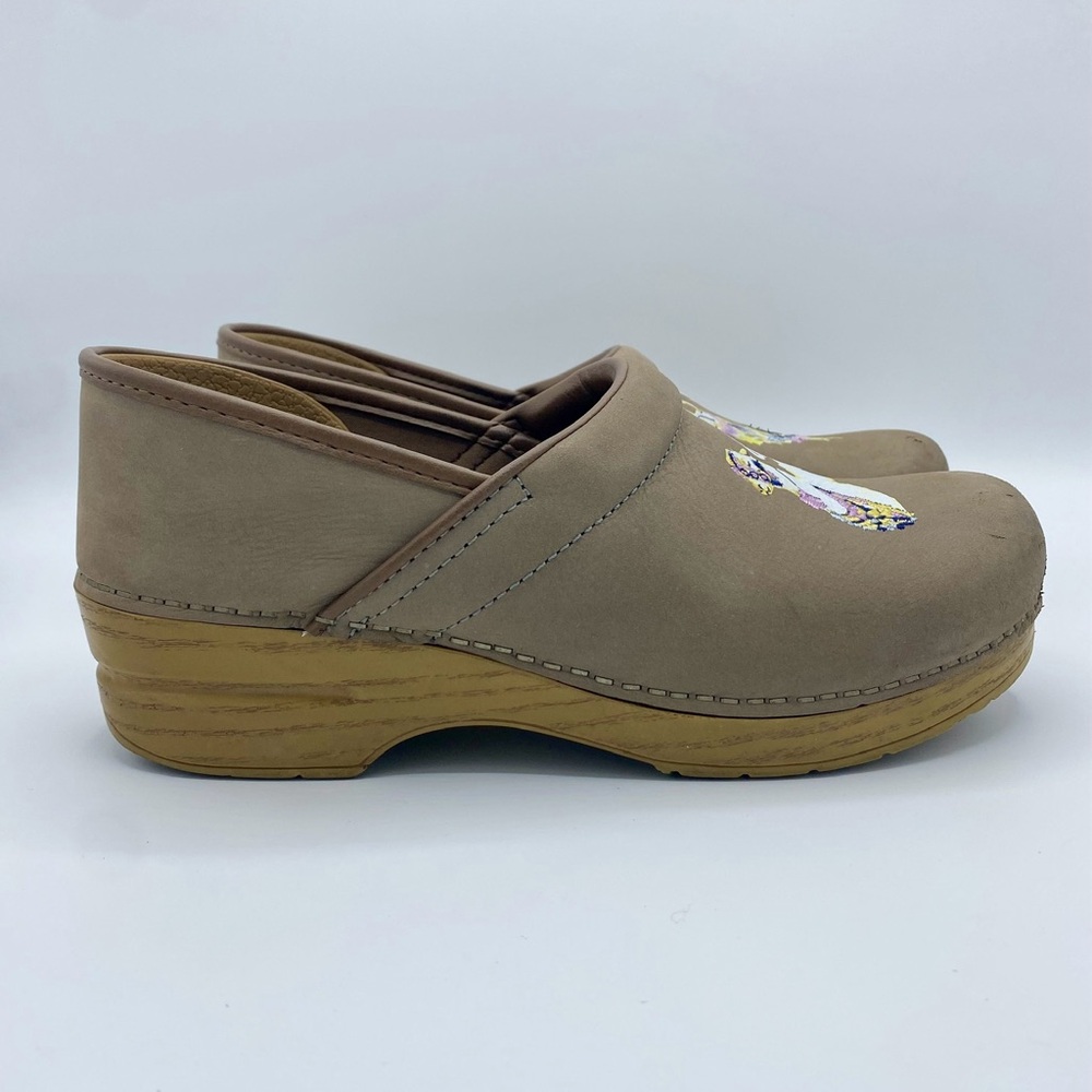 Dansko Twin Pro Llama Milled Nubuck Clog Size 41 / US 10.5 - 11 - Picture 9 of 12